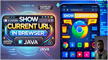Show current url in browser android studio java | the cracker