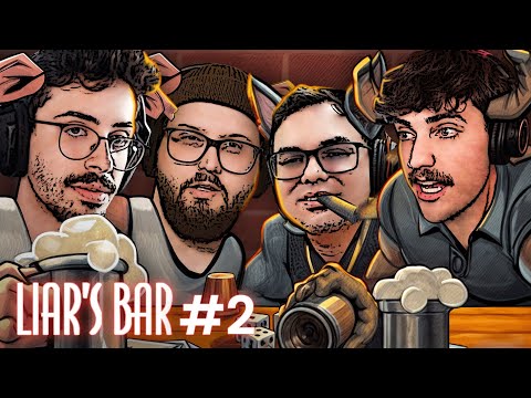 ATÉ QUE SOU BOM MENTIROSO | Liar’s Bar com amigos #2