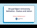 Drupal Open University Initiative | DrupalCamp England 2025