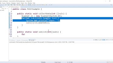 Passing Arrays as Parameters to Functions in Java