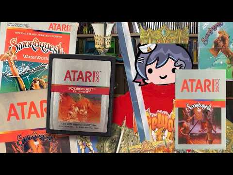 Vtuber Reacts to: SwordQuest (Atari 2600) [AVGN]