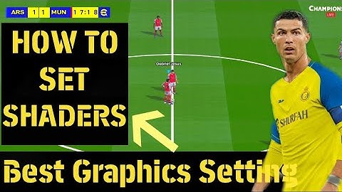 How To Set Shaders In Pes PPSSPP New Trick  With Best || HD  Graphics || In Pes Tutorial