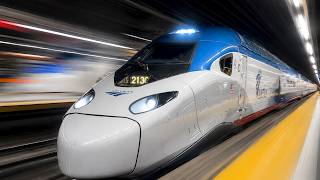 【片道10万円】アメリカ🇺🇸最速の新型列車が凄すぎる！最高級ファーストクラスでワシントンDC~ニューヨーク | Amtrak NextGen Acela