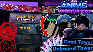 How To Easily CLEAR Two Elemental Towers With This UNBOUND Team!! (Anime Vanguards)