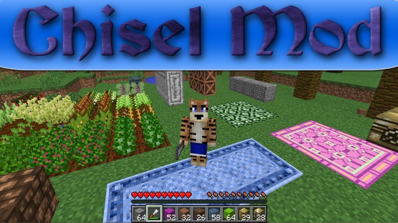 Minecraft Chisel Mod  Diy minecraft, Minecraft, Minecraft mods