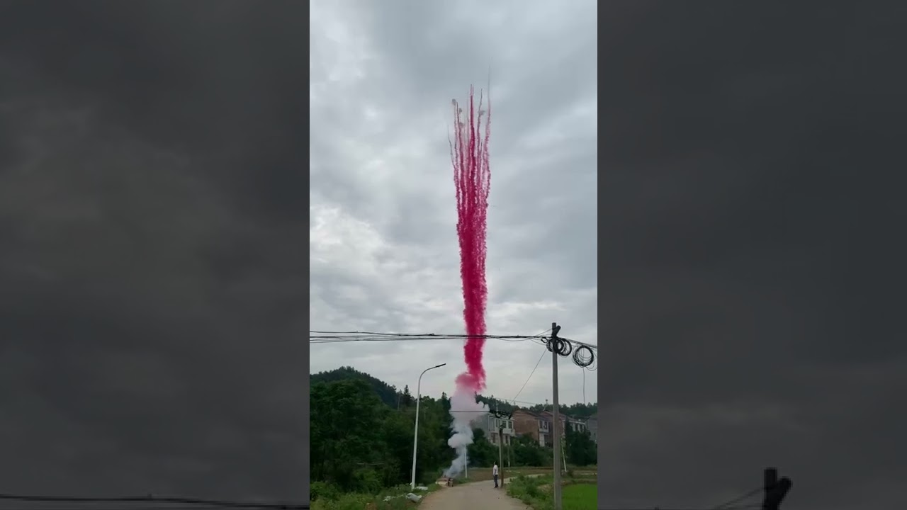 red smoke to salute cake