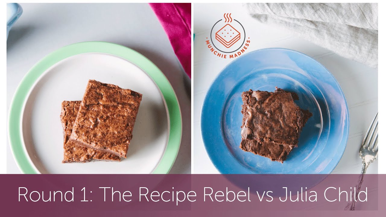 Pot Brownie Bracketology: The Recipe Rebel vs Julia Child
