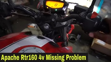 Tvs Apache Bs6 Rtr 160 4v Missing Problem Solution, Rtr 160 4v bs6  starting Problem Solution