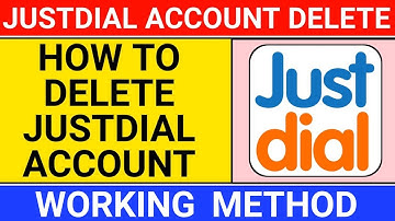 how to delete justdial account | justdial account delete kaise kare