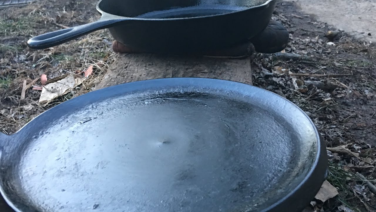 How To Reseason Your Cast Iron Cookware | On The Weber Kettle - YouTube