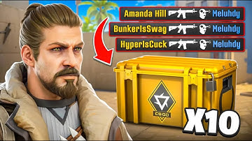 EVERY CS2 DEATH, I OPEN 10 REVOLUTION CASES! (CS2 UNBOXING)