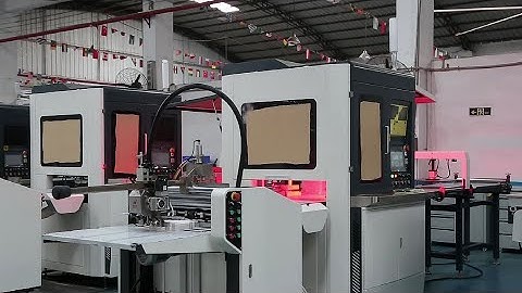 Automatic visual positioning machine for high accuracy and high quality products products