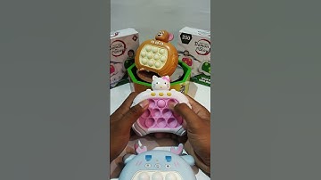 Playing push game hello kittypop it elektrik, push game challenge, asmr, #popit #toys