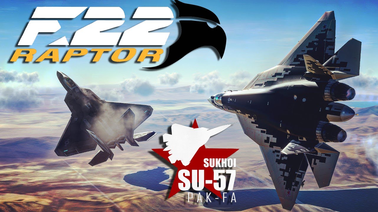 DCS: F-22 Raptor Mod Vs Su-57 Mod Dogfight - YouTube