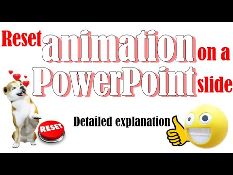 Reset animation on