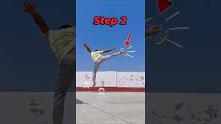 Jump Spinning Hook Kick Tutorial 🥋 Next Level Kick Skills #shorts #taekwando