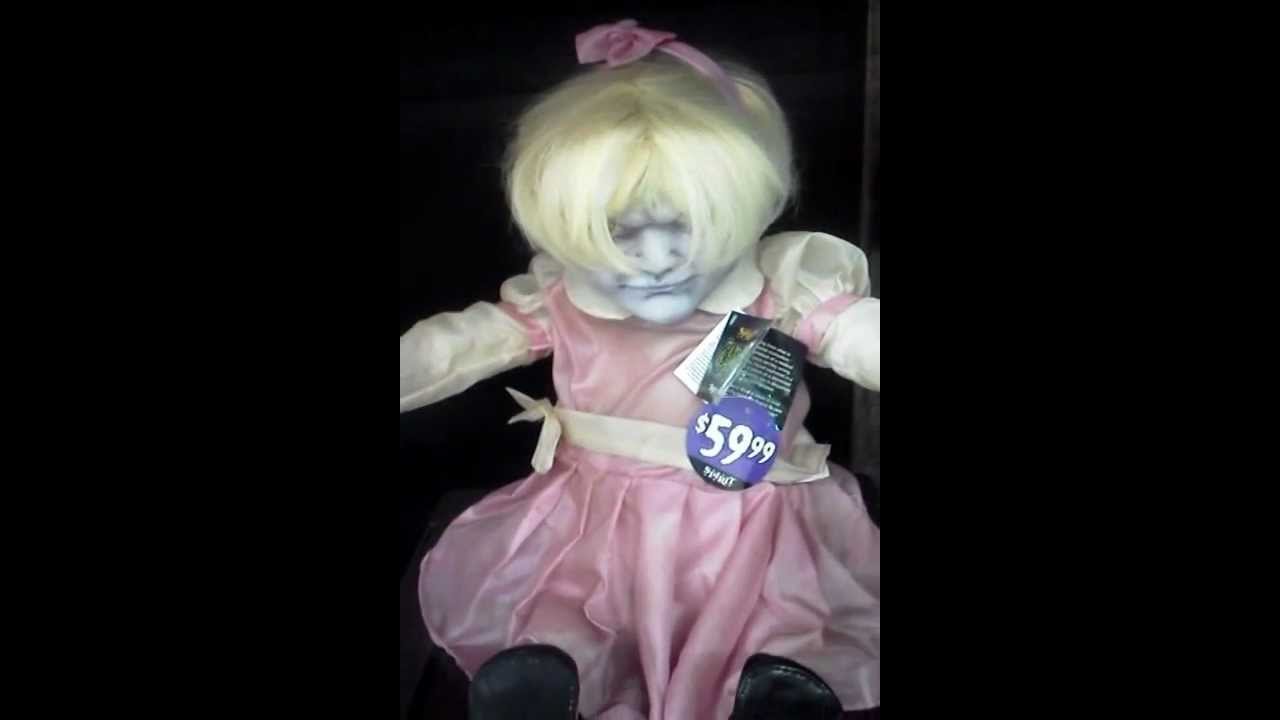 spirit halloween zombie baby animated props youtube