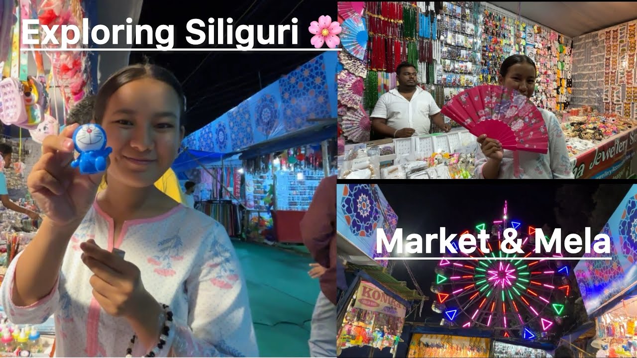 Exploring Siliguri Market & Mela 🌸 || shopping 🛍️ 