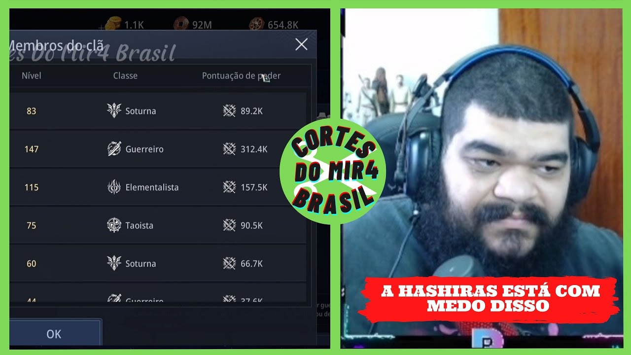 REPULSOR A HASHIRAS ESTÁ COM MESO DISSO | CORTES DO MIR4 BRASIL