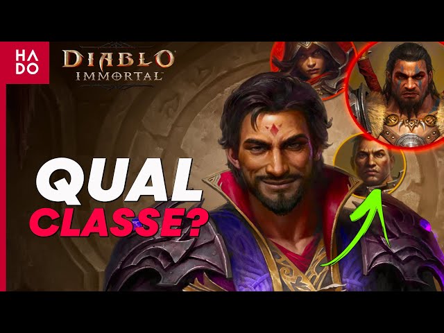 A MELHOR CLASSE PARA COMEÇAR  GUIA DIABLO IMMORTAL 