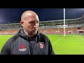 George Skivington reacts to London Irish