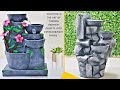 DIY Amazing New Top 2 Indoor Tabletop Water Fountains | Homemade Best Indoor Waterfall Fountains