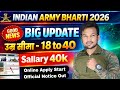 Indian Army New Vacancy 2026 | Army Portel Bharti 2026 | Indian army Portel New Recruitment 2026