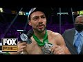 Keith Thurman and Mario Barrios post-fight interviews | PPV on FOX