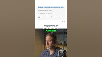How to research and format data with ChatGPT