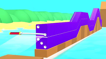 Flying Cut Game! Satisfying and Relaxing ASMR Slicing Video