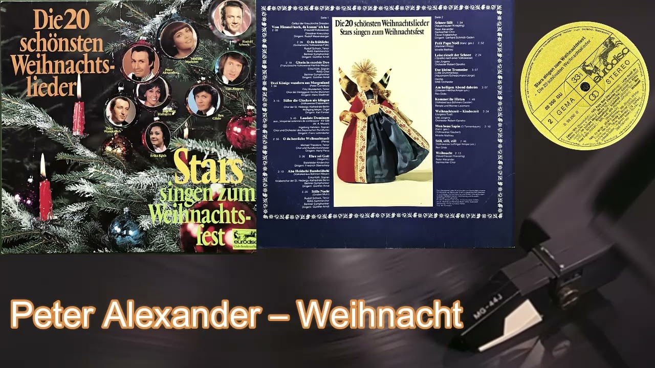 Peter Alexander Weihnacht YouTube Peter Alexander Weihnacht YouTube