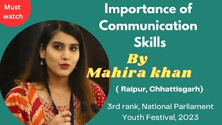 Mahira Khan |National Youth Parliament festival 🔥Importance of Communication Skills screenshot 2