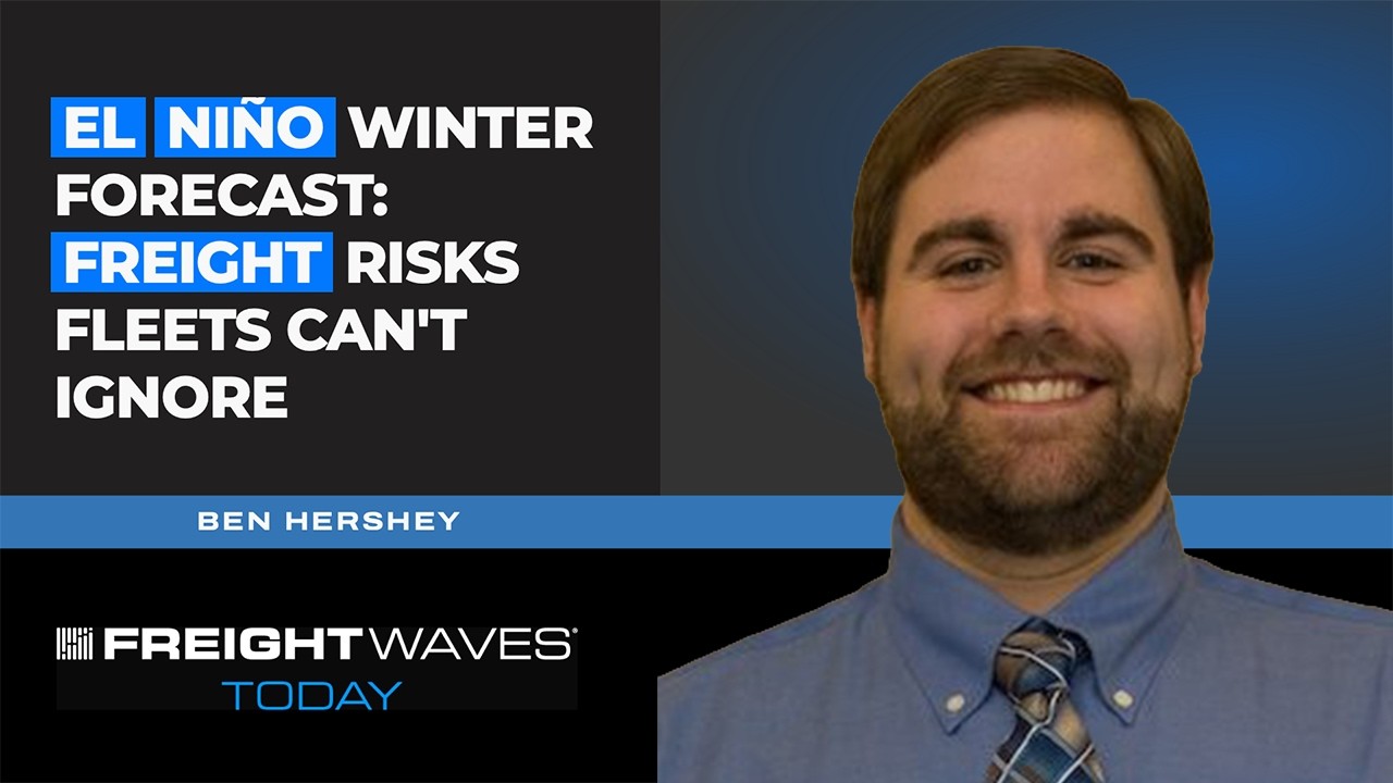 El Niño Winter Forecast: Freight Risks Fleets Can't Ignore