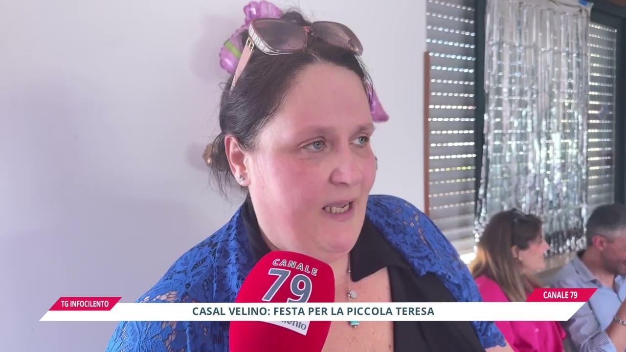 Casal Velino: festa per la piccola Teresa