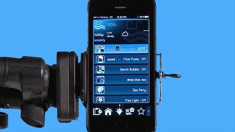 iPhone Lights Navigation | OmniLogic Automation System