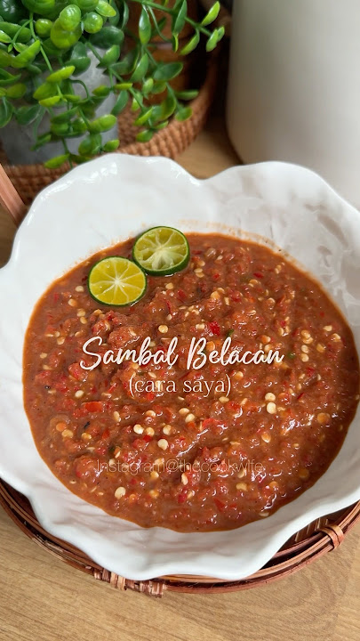 Sambal Belacan (cara saya)