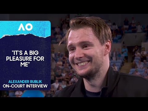 Alexander Bublik On-Court Interview | Australian Open 2026 Third Round