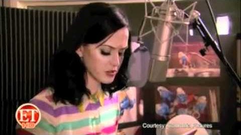 Katy Perry - Talks the Smurfs