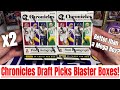 Two 2020 Chronicles Draft Picks Football Blaster Boxes! Are Two Blasters Better Than A Mega Box?!