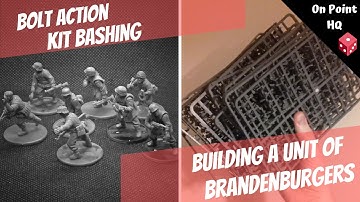 Bolt Action kit bashing - building a Brandenburger section