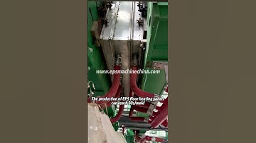EPS Molding Machine Installation Completed, EPS Shape Molding Machine For EPS Floor Heating Panels