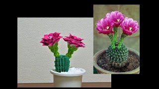 サボテンの花②【折り紙】サボテン編　EASY origami Cactus Flowers・・・(Cactus)