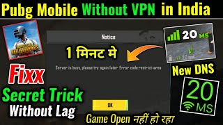 How to play Pubg Mobile without VPN | Pubg Mobile Bina VPN Kaise Khele | Pubg New DNS