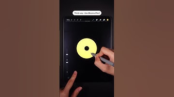 3 Easy Ways To Make Glowing Objects in Procreate 🤗  #arttutorial #procreatehack #shorts