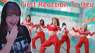 FIRST TIME REACTING TO ITZY part 1 #kpop #itzy #reactionvideo