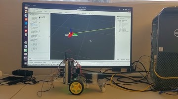 First Test of ROS Implementation of Dead Reckoning and Real-Time Robot Visualization in RViz-