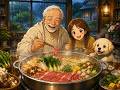 Rainy Day Cottage: Ghibli Story, Cozy Cottage Life, Slow Living Animation, Wholesome Family Story