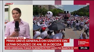 Prima grevă generală din sănătate din ultimii douăzeci de ani, se ia decizia