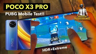 POCO X3 PRO PUBG TEST + Battery Test 2023 | HDR + Extreme ‼️