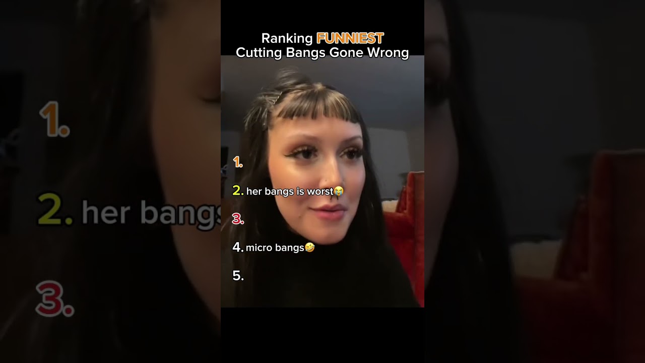 Ranking the FUNNIEST Cutting Bangs Fails!